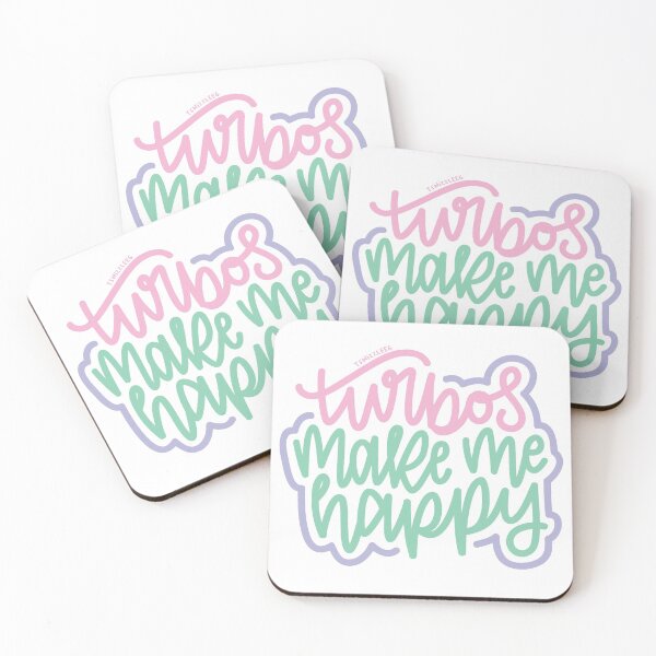 Item preview, Turbos Make Me Happy - Pink / Mint / Purple designed and sold by TswizzleEG.
