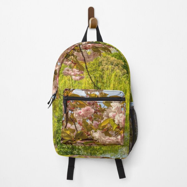 Item preview, Pink Kanzan Cherry Blossoms and Weeping Willow Tree designed and sold by wildvalecreate.