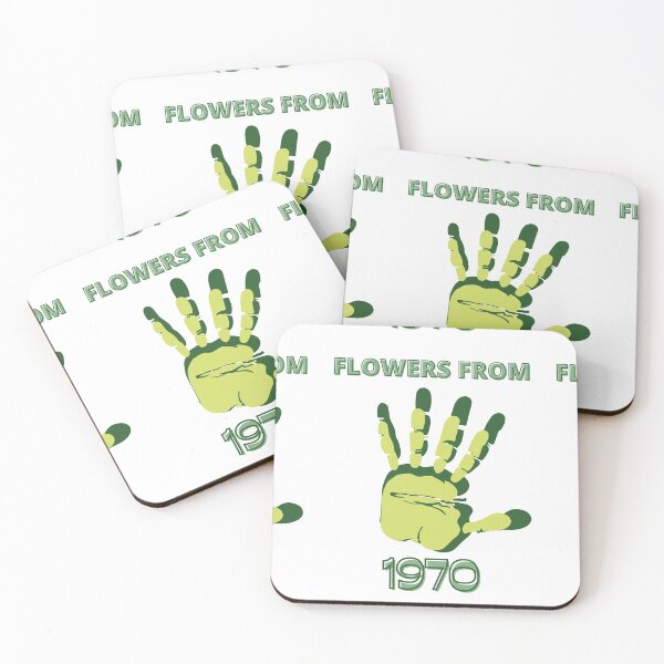 Item preview, Flowers From 1970 (green) designed and sold by FutureKolor.