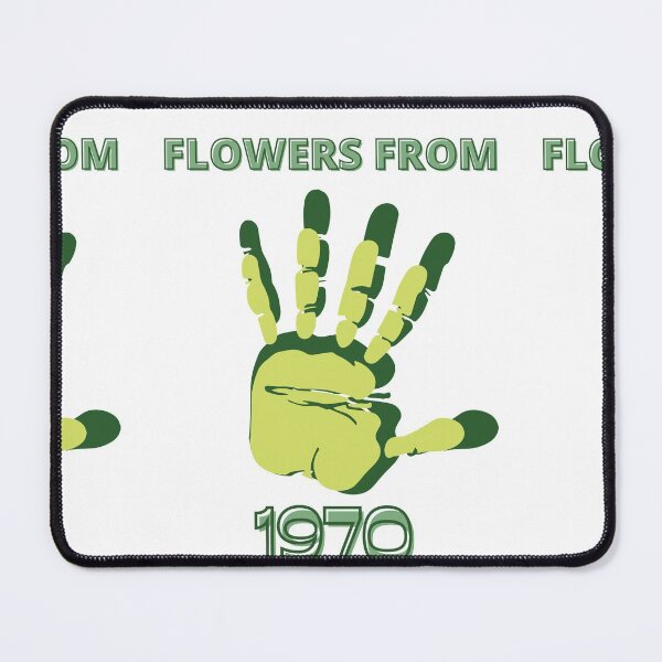 Item preview, Flowers From 1970 (green) designed and sold by FutureKolor.