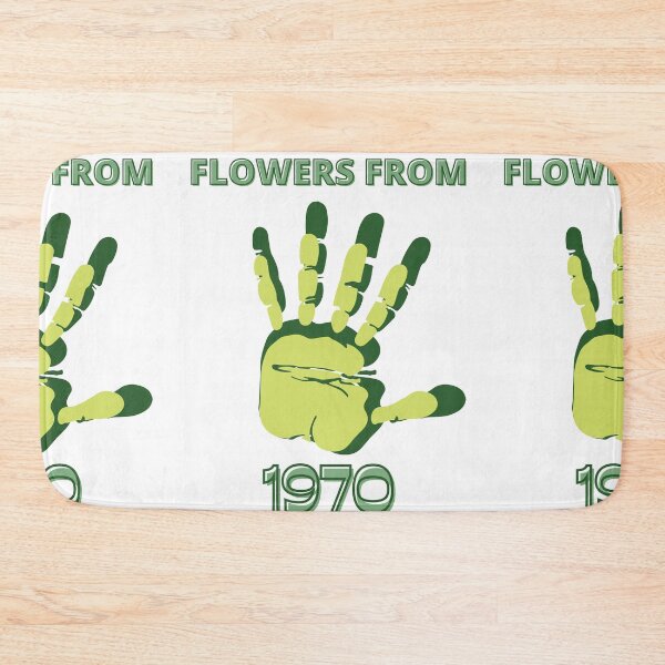 Item preview, Flowers From 1970 (green) designed and sold by FutureKolor.