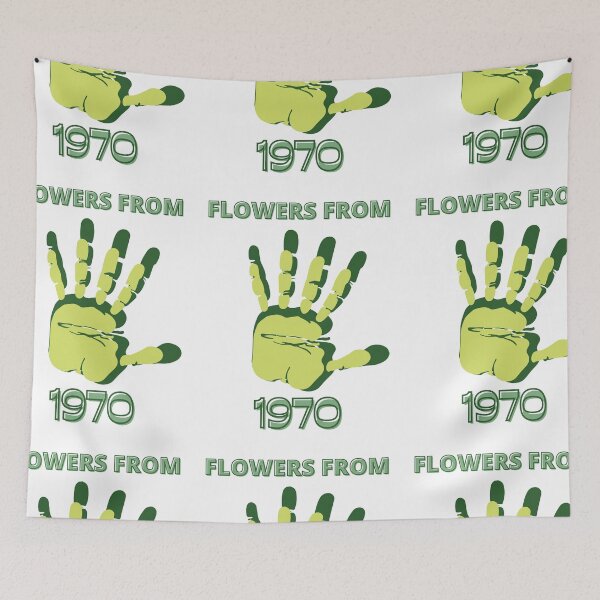 Item preview, Flowers From 1970 (green) designed and sold by FutureKolor.