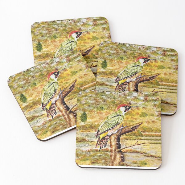 Item preview, European Green Woodpecker designed and sold by louisxvpod.