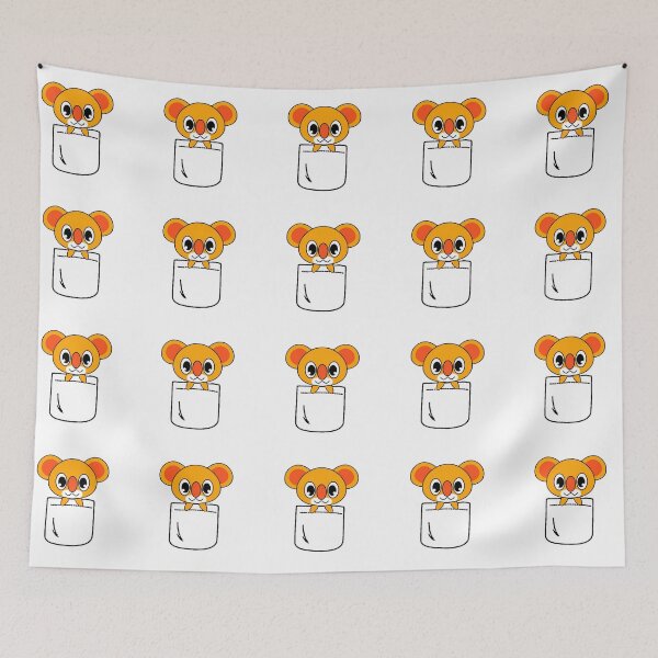Item preview, CUTE TEDDY BEAR IN POCKET designed and sold by SamiJanelle.