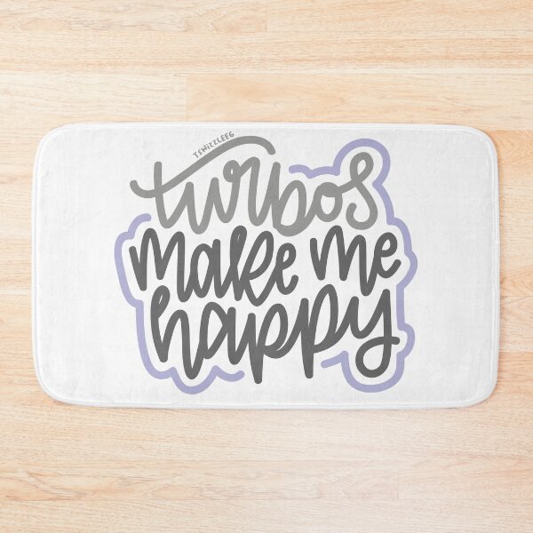 Item preview, Turbos Make Me Happy - Gray / Purple designed and sold by TswizzleEG.