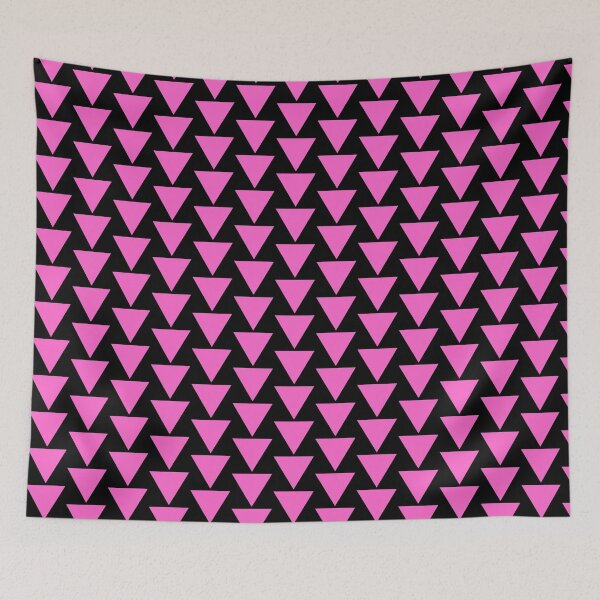 Item preview, Pink Triangle Grid Pattern designed and sold by RevolutionInPaint.