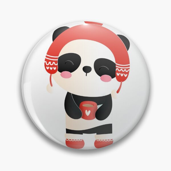 Item preview, Cute friendly winter panda designed and sold by UPSTORE-RB.