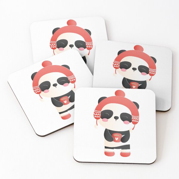 Item preview, Cute friendly winter panda designed and sold by UPSTORE-RB.