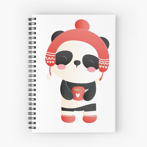 Item preview, Cute friendly winter panda designed and sold by UPSTORE-RB.
