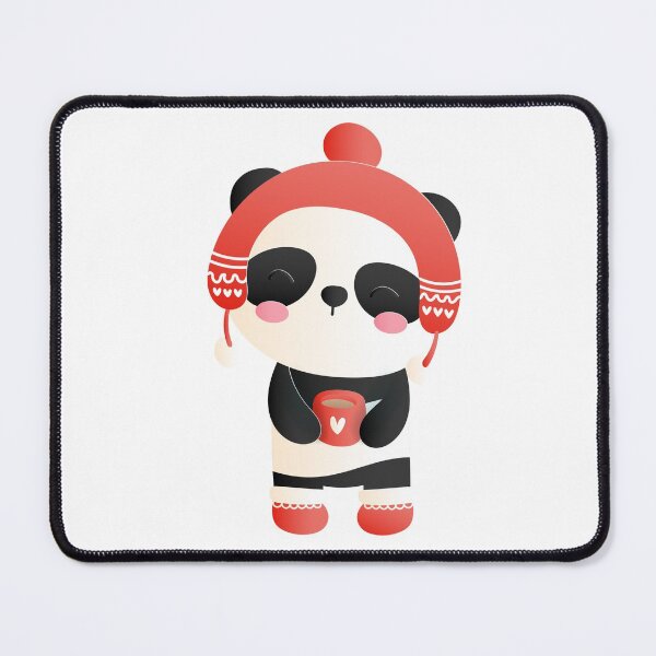 Item preview, Cute friendly winter panda designed and sold by UPSTORE-RB.