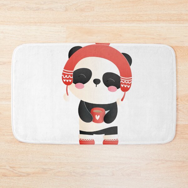 Item preview, Cute friendly winter panda designed and sold by UPSTORE-RB.