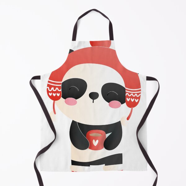 Item preview, Cute friendly winter panda designed and sold by UPSTORE-RB.