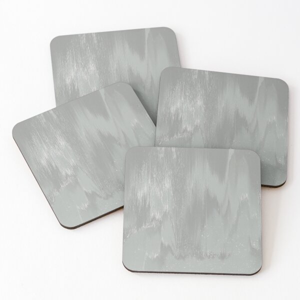 Item preview, Muted Glitch Abstract Art Pattern in Soft Light Green designed and sold by kasamor.