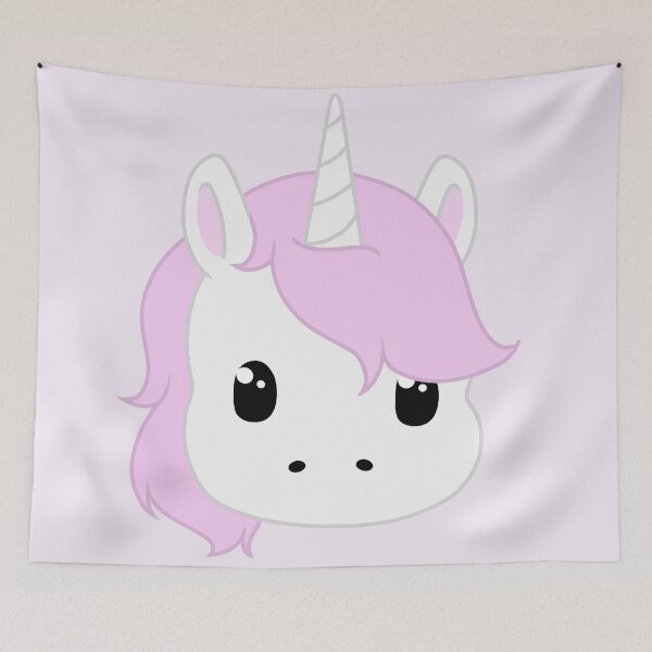 Item preview, kawaii pink unicorn designed and sold by EveryCuteThings.