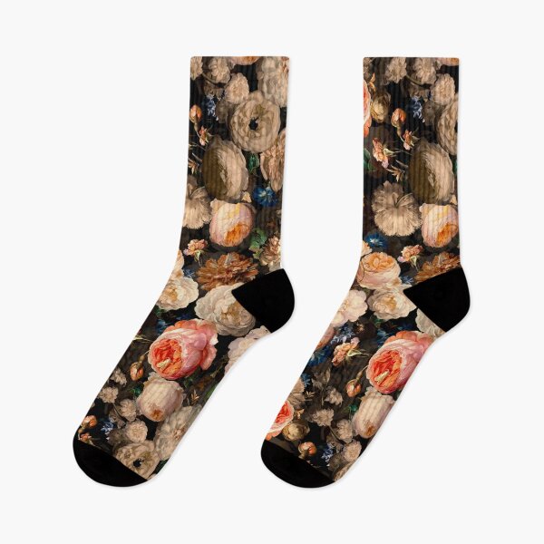 Item preview, Peach Vintage Roses Botanical Night Garden Nightgarden designed and sold by UtArt.