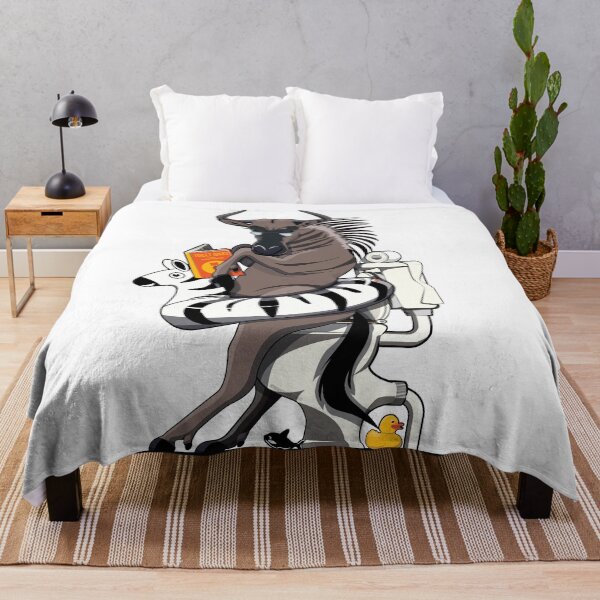 Item preview, Wildebeest on the Toilet, funny animal safari bathroom joke designed and sold by Wyattdesign.