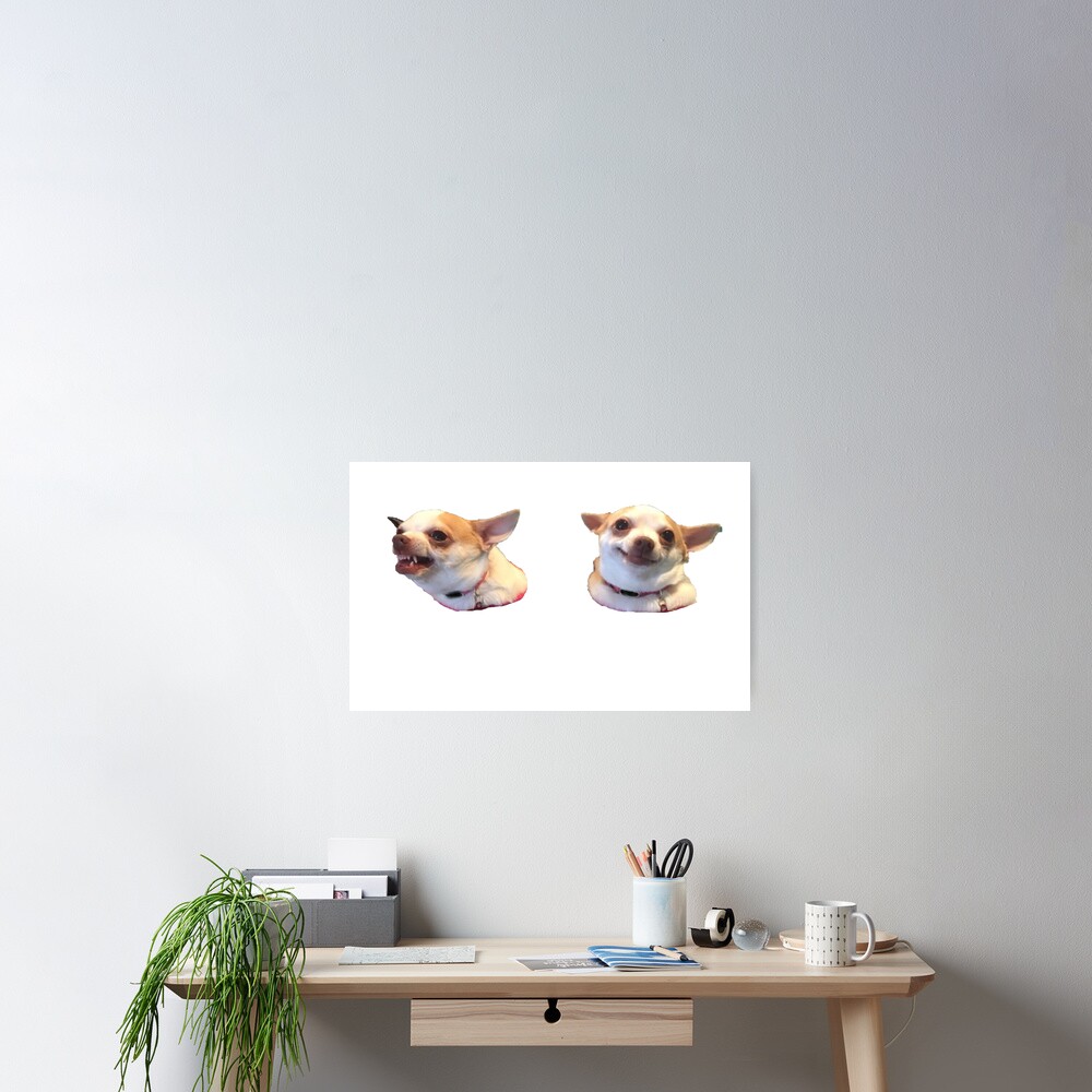 "Lily Lu Dog Funny Meme" Poster by memeology69 Redbubble