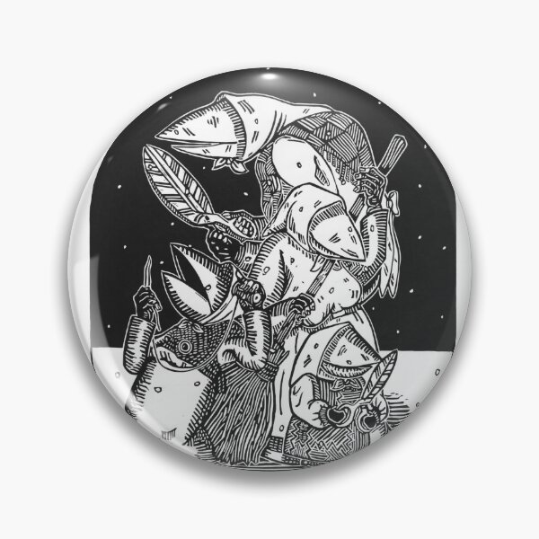 Item preview, Schnabelperchten - Austrian Christmas "Witches" designed and sold by GurdyBird.