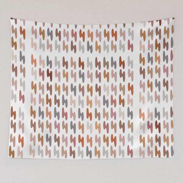 Item preview,  Fun and neutral colored retro shapes designed and sold by Abbara.