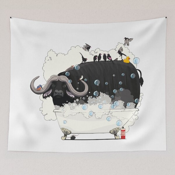 Item preview, Buffalo in the Bath, Funny Safari Animal Jokes designed and sold by Wyattdesign.