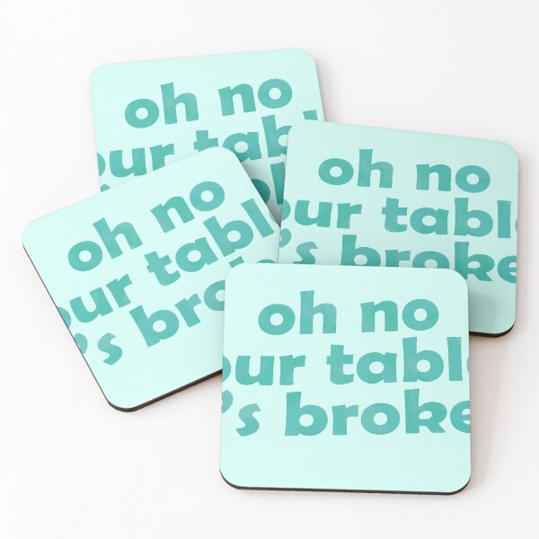 Item preview, oh no our table it's broken designed and sold by DESIGNNATS.