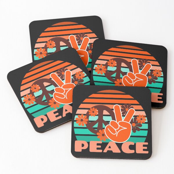 Item preview, Retro Peace Vintage Shirt 60's 70's Hippie Gift  designed and sold by Paula Helit.