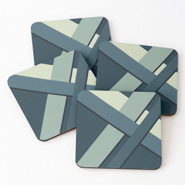 Item preview, Decorative Teal Stripes designed and sold by FantasySkyArt.
