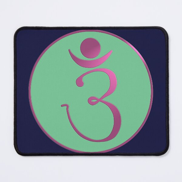 Item preview, OM Logo - Purple on Green designed and sold by Fractal Journeys, etc. .