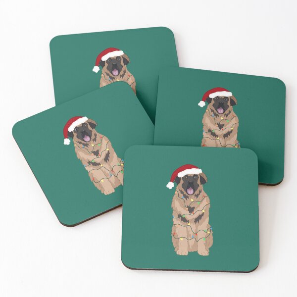 Item preview, Christmas Leonberger Santa designed and sold by KantstandyaC.