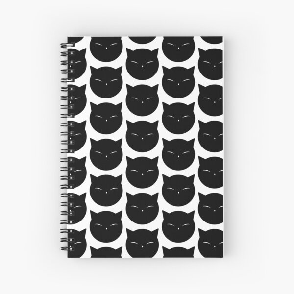 Black cat Spiral Notebook