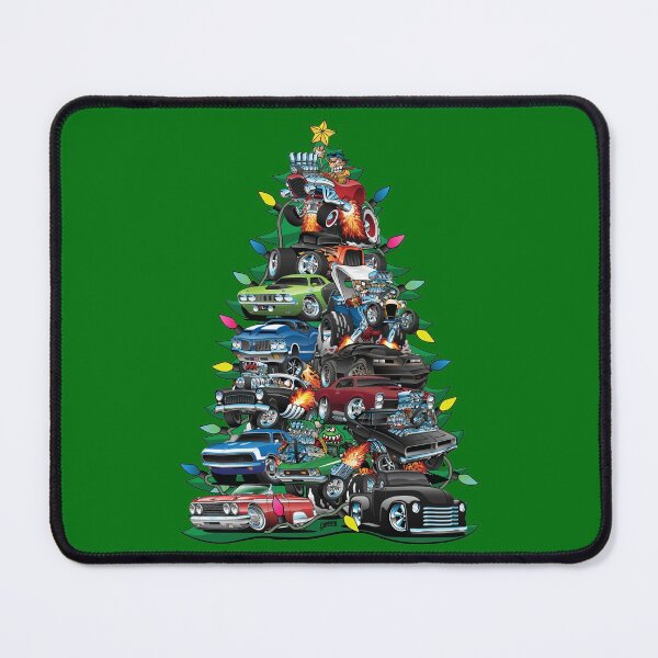 Item preview, Car Madness Christmas Tree! Classic Muscle Cars and Hot Rods designed and sold by hobrath.