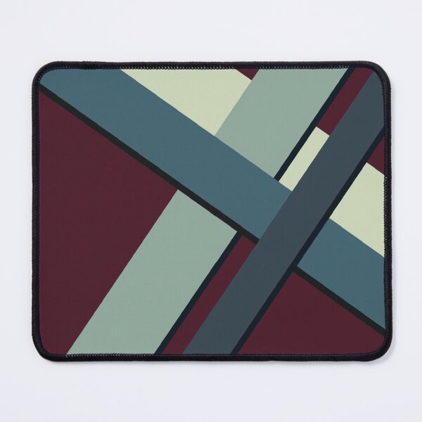 Item preview, Decorative Teal and Maroon Stripes designed and sold by FantasySkyArt.