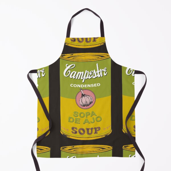 Item preview, Spanish Andy Warhol soups - Sopas Campestre - Sopa de Ajo (dark background) designed and sold by Groenendijk.