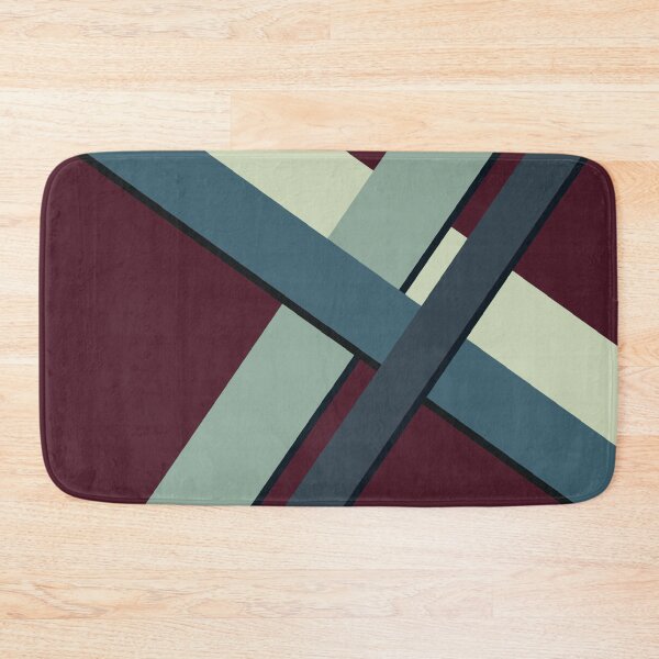 Item preview,  Decorative Teal and Maroon Stripes designed and sold by FantasySkyArt.