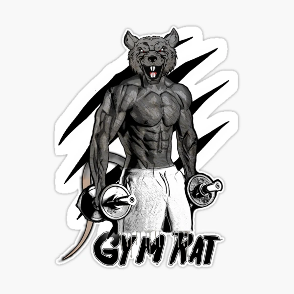 Gym Rats, Gymrats Sticker for Sale by Naked-Alien