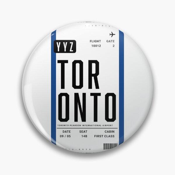 Item preview, Toronto Plane Ticket Flight Boarding Pass designed and sold by ind3finite.