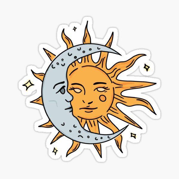 Sun & Moon Sticker