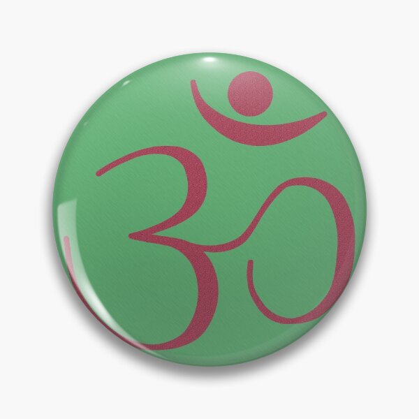 Item preview, OM Logo - Red on Green designed and sold by Fractal Journeys, etc. .