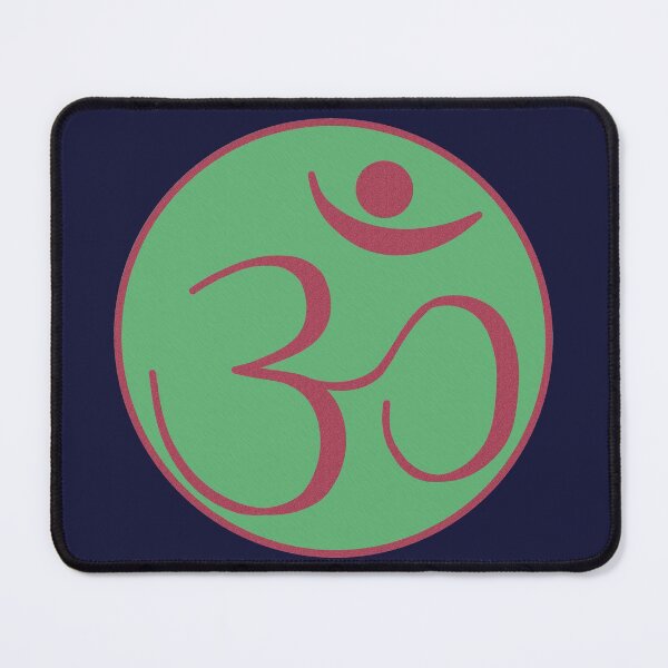 Item preview, OM Logo - Red on Green designed and sold by Fractal Journeys, etc. .