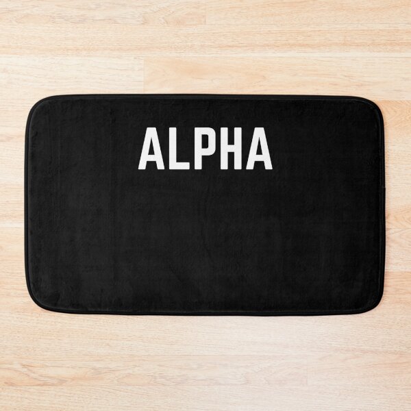 Item preview, ALPHA written in Norwester font designed and sold by primetee.