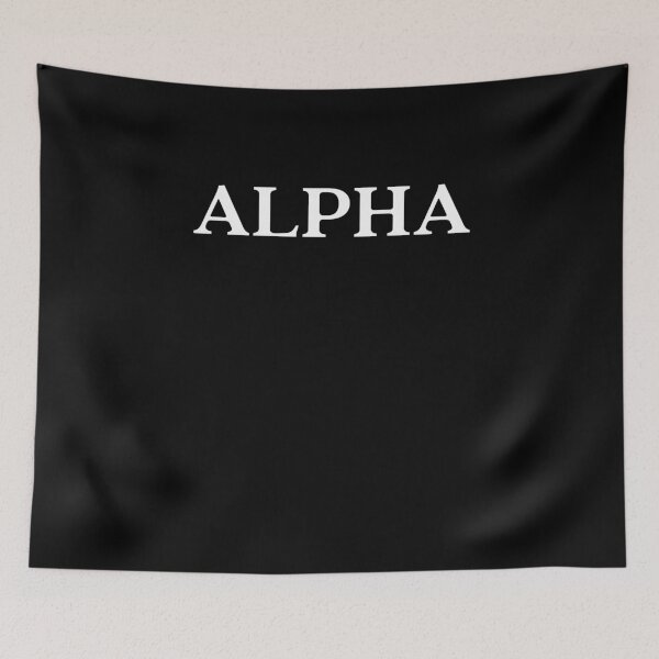 Item preview, ALPHA written in Quincy font designed and sold by primetee.