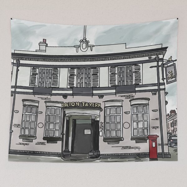Item preview, Carlton Tavern, Handbridge, Chester UK designed and sold by evelynwinters.