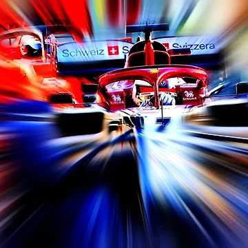 Artwork thumbnail, Raikkonen Racing by Glineur