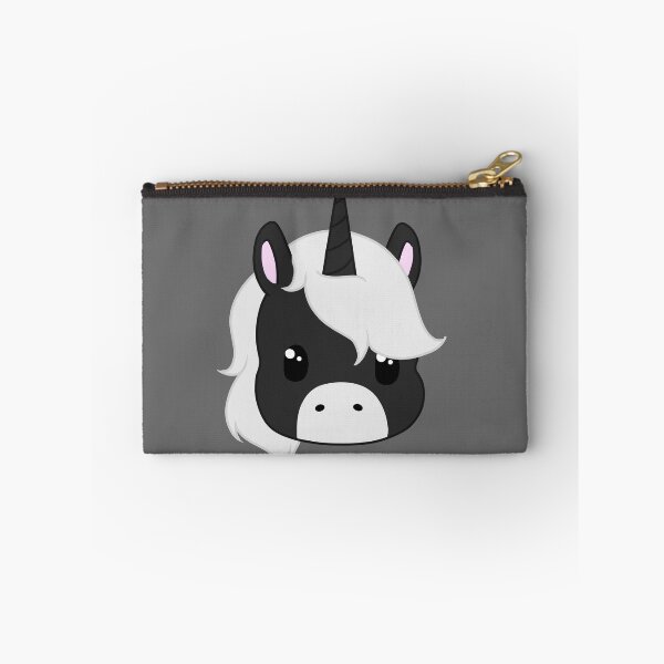 Item preview, kawaii black and white unicorn designed and sold by EveryCuteThings.