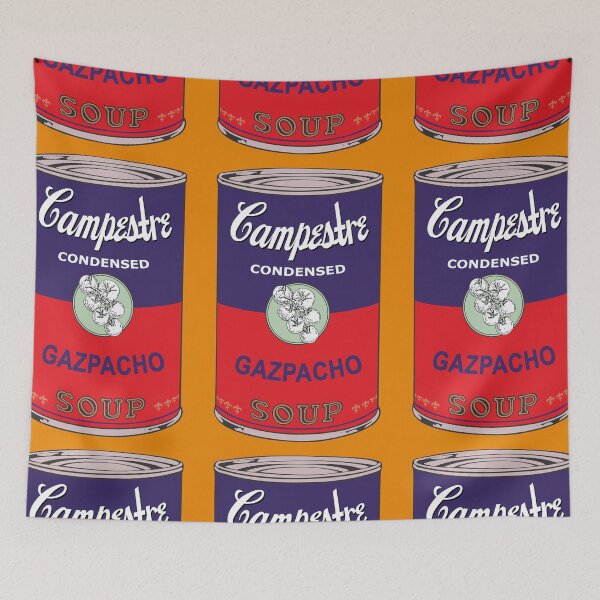 Artikelvorschau, Spanische Andy-Warhol-Suppen – Sopas Campestre – Gaspacho (mit Hintergrund) entworfen und verkauft von Groenendijk.