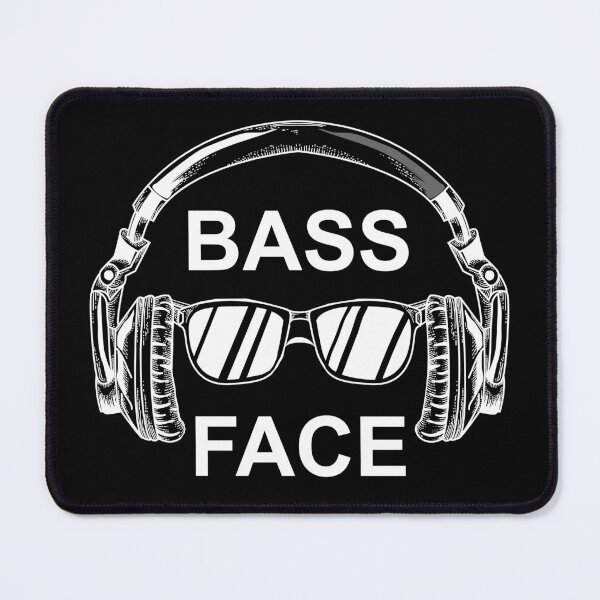 Item preview, Drum and Bass Face - Cool Headphones - Black White Monochrome designed and sold by NoMatterLab.