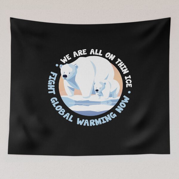 Item preview, Fight Global Warming Now Polar Bear designed and sold by MooonTees.