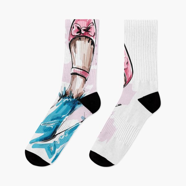 Artikelvorschau, Rosa High Heels mit Schleifen Modezeichnung entworfen und verkauft von Dollfacedesign.