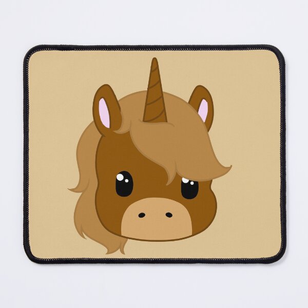 Item preview, kawaii brown unicorn designed and sold by EveryCuteThings.