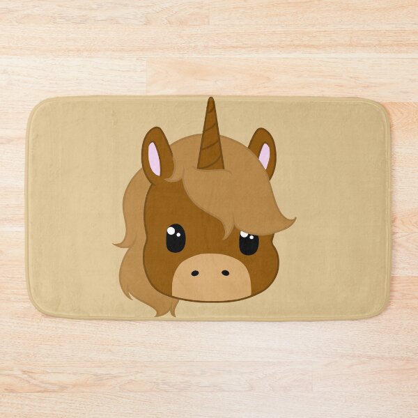 Item preview, kawaii brown unicorn designed and sold by EveryCuteThings.
